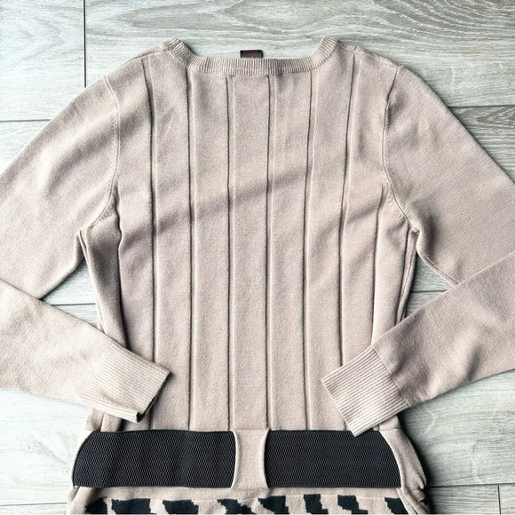 Alison Sheri Animal Print  Sweater Dress Removable Belt - Picture 15 of 16